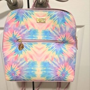 Betsey Johson Tie Die Backpack Purse